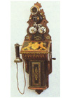 L.M Ericssonin klassinen seinpuhelin vuodelta 1884