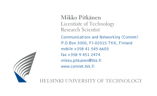 Mikko Pitkanen Business Card